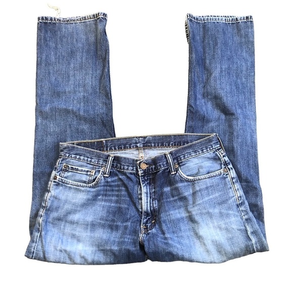 Men's Levi’s 514 High Rise Mom Straight Leg Jeans Ripped/Distressed - Picture 8 of 11